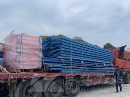 成都二手货架安装结束,顺利投入使用